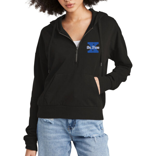 St Pius - Women's Perfect Tri ® Fleece 1/2 Zip Pullover Thumbnail