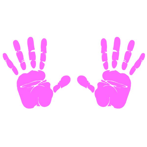 Hand Prints  Magenta  Thumbnail