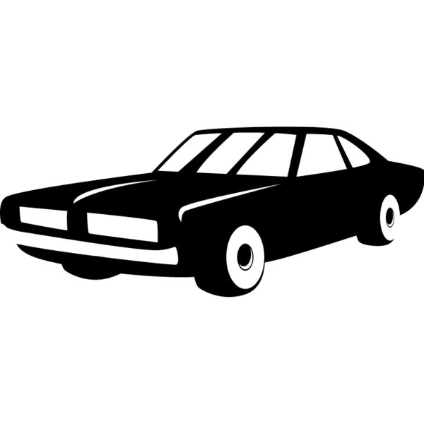 Muscle Car Silhouette2 Thumbnail