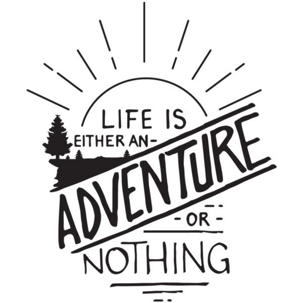 Life is an Adventure  Black  Thumbnail