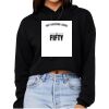 Women's Sponge Fleece Cropped Fleece Hoodie Thumbnail