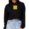 Women's Sponge Fleece Cropped Fleece Hoodie Thumbnail