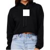 Women's Sponge Fleece Cropped Fleece Hoodie Thumbnail