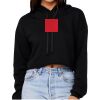 Women's Sponge Fleece Cropped Fleece Hoodie Thumbnail