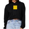 Women's Sponge Fleece Cropped Fleece Hoodie Thumbnail