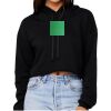 Women's Sponge Fleece Cropped Fleece Hoodie Thumbnail