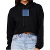 Women's Sponge Fleece Cropped Fleece Hoodie Thumbnail