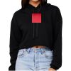 Women's Sponge Fleece Cropped Fleece Hoodie Thumbnail