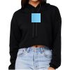 Women's Sponge Fleece Cropped Fleece Hoodie Thumbnail
