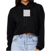 Women's Sponge Fleece Cropped Fleece Hoodie Thumbnail