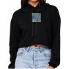 Women's Sponge Fleece Cropped Fleece Hoodie Thumbnail