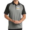 PosiCharge ® RacerMesh ® Raglan Heather Block Polo Thumbnail