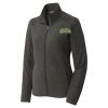 Ladies Heather Microfleece Jacket Thumbnail