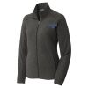 Ladies Heather Microfleece Jacket Thumbnail